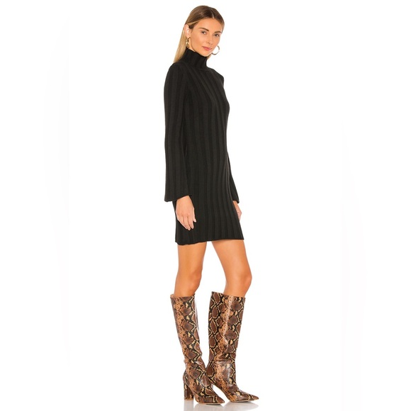 Lovers & Friends Taytay Sweater Dress in Black - Size S & XS - Picture 3 of 15